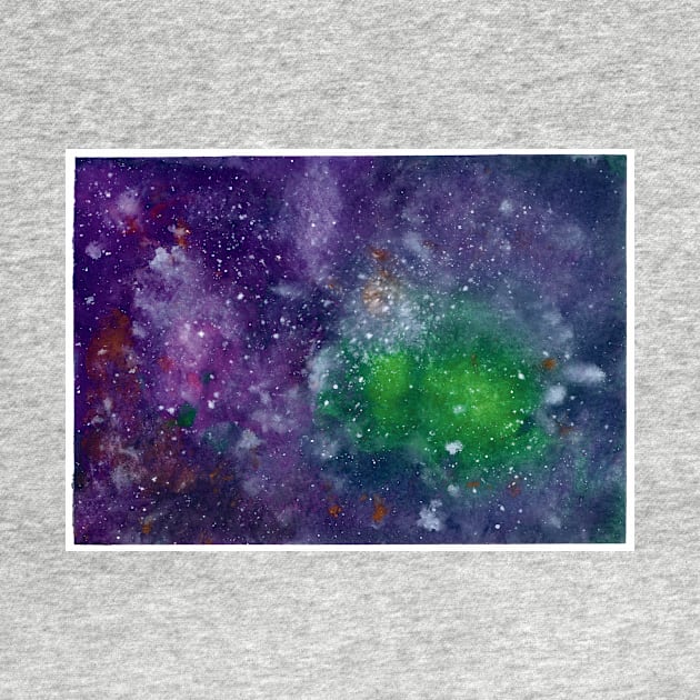 Purple Galaxy by Colzo Art